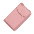 thumbnail image 3 of Guardurnaity Cartera de cuero Bolso de hombro de cuero de PU Bolso bandolera Monedero Bolsa de almacenamiento de tarjetas de dinero, Verde Carteras Rosa oscuro Guardurnaity AP001028-08, 3 of 6