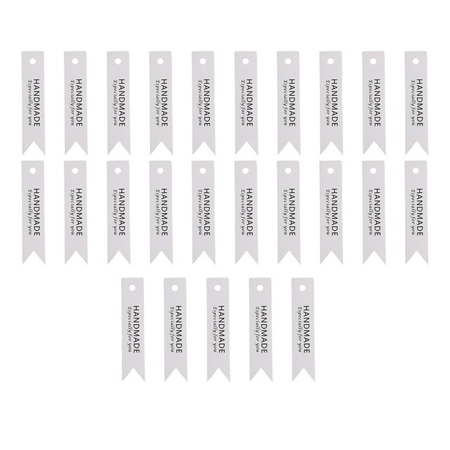 Weiweiguan 50 Pcs Handmade Candle Hanging Tags DIY Gift Tags Paper Gift Tags Paper Hanging Tags