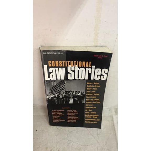 Pre-Owned Constitutional Law Stories (Paperback) 1587785056 9781587785054