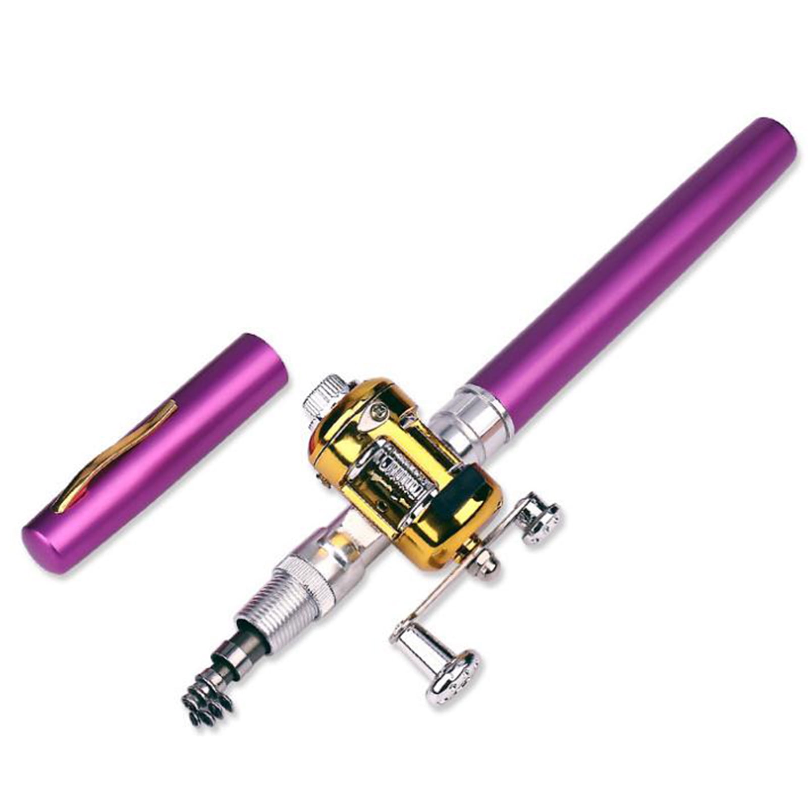 Walbest Telescopic Pen Fishing Pole Mini Pocket Fishing Rod and