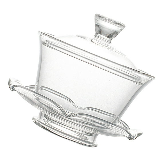 1Set of Tea Cup with Lid Saucer Glass Transparent Teaware Kung Fu Tea Cup