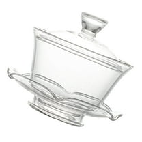 1Set of Tea Cup with Lid Saucer Glass Transparent Teaware Kung Fu Tea Cup