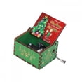 thumbnail image 3 of BELOVING Merry Christmas Music Box Compact Desk for Office Birthday Gift Celebrations Style D, 3 of 9