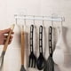 thumbnail image 5 of Ganchos De Pared Adhesivos, Riel De Cocina, Soporte Para Utensilios Que Ahorra Espacio, 2 Blancos, 5 of 6