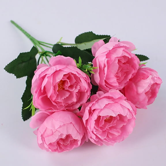 Specollect 4 Pcs Artificial Flower Stems for Home Decor, Realistic Faux Floral Branches for Vase Arrangements, Wedding Centerpieces, Table Runner and Party Decorations
