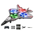 thumbnail image 1 of Avión de a control remoto, planeador RC, helicóptero resistente a caídas, juguete volador para exteriores con y luces LED de Rojo, 1 of 8
