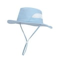 thumbnail image 1 of Chapeau de Soleil Réglable avec Rabat de Cou, Grand Bord, Protection Uv 50+, Garçons Filles, Chapeau de Plage, Chapeaux Filles 4-10 Ans, Mode Garçons Filles, 1 of 8