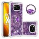 thumbnail image 1 of Funda para Xiaomi Poco X3 NFC/X3 PRO con Brillo Líquido Flotante, Purpurina, Parachoques y Anillo Giratorio Soporte, 1 of 5