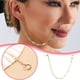 thumbnail image 3 of Estilo étnico Capa No Punch Nariz Stud Adorno Dulce y Cool Ear Stud Estilo Pierced Anillo de la nariz, 3 of 8
