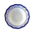 thumbnail image 1 of Tazon Redondo Prichos de 18 cm de Melamina Blanco y Azul, 1 of 4