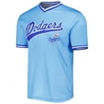 thumbnail image 2 of Men's Stitches Light Blue Los Angeles Dodgers Cooperstown Collection Team Jersey, 2 of 3