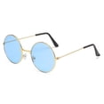 thumbnail image 4 of Gafas de sol retro redondas de metal marino con marco de metal de color caramelo a la moda, gafas coloridas de estilo Harajuku para hombres y mujeres, 4 of 6