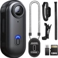 thumbnail image 2 of Mini WIFI Action Camera 1080P/4K UHD 32&128GB, Wearable Body Cam with Magnetic Lanyard & Helmet Mount for Cycling Motorcycle Pet Vlogging, 2 of 16