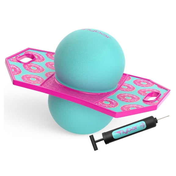 Flybar Pogo Trick Ball for Kids, Trick Board for Boys and Girls Ages 6 and up, Donut