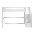 thumbnail image 4 of Classic Twin High Loft (ladder on end) + Staircase , White, 4 of 12