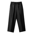 thumbnail image 4 of WAYUTE Boys formal Dress Pants Classic Flat Front School Trousers for Kids and Youth Comfortable Stretch Fit Fashion Casual Pants, 4 of 4