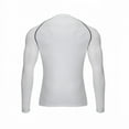thumbnail image 1 of Men's Athletic Long Sleeve Compression Shirt Performance Base Layer Top for Fitness Training and Gym Workouts, 1 of 3