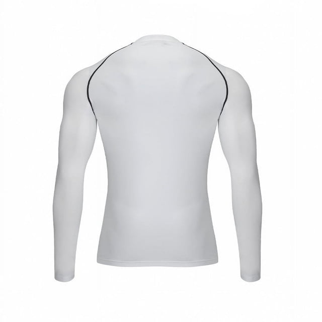 Men's Athletic Long Sleeve Compression Shirt Performance Base Layer Top for Fitness Training and Gym Workouts