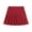Red, variant on YOUYEDIAN Girls Skirts Elastic Waist Pleated School Uniform Short Skirt Causal Tennis Skorts Red 5-6 Years