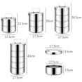 thumbnail image 2 of DEEPCRAFF Conteneur à Emporter en Acier Inoxydable pour Usage Scolaire 1Ensemble, 2 of 8