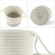 thumbnail image 2 of Maceta colgante para plantas, cesta trenzada para plantas, maceta de interior, soporte para plantas, organizador de almacenamiento de plantas con cuerda de algodón colgante, 2 of 8