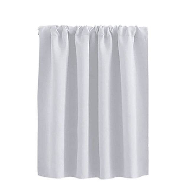 Matsuzay Accesorio de cortina corta para ventana de hogar, media cortina, sala de estar, dormitorio Sombras de ventana Blanco