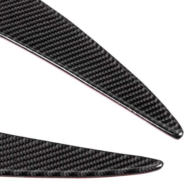 Headlight Eyelid, Colorfast True Carbon Fiber Wear Front Light Eyebrow Trim for Car