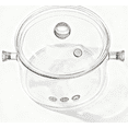 thumbnail image 5 of Borosilicate Glass Pot - 2.5L Clear Cooking Pan with Cool Handles, Stovetop/Oven/Microwave Safe (Dishwasher & Freezer Friendly), 5 of 5