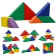 thumbnail image 1 of Qaba 7 Piece Soft Play Foam Climbing Blocks for Toddlers 1-3 Years, 1 of 10