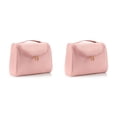 thumbnail image 1 of fastboy Large Capacity Cosmetic Storage Bag - Store All Makeup In One Place Choose Multiple Colors across pattern pink 2Set, 1 of 6