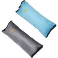 thumbnail image 2 of Ajustador de cinturón de seguridad infantil, cojín universal suave, hombrera y soporte cervical para niños y niñas (2 unidades, 10 x 30 cm), 2 of 5