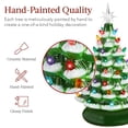 thumbnail image 2 of Árbol de Navidad de cerámica Best Choice Products de 15 cm con 64 luces, 2 of 7