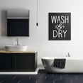 thumbnail image 2 of Stupell Industries Wash And Dry Vintage Cleaning Phrase Kitchen Laundry, 30 x 40, Design by Lettered and Lined, 2 of 6