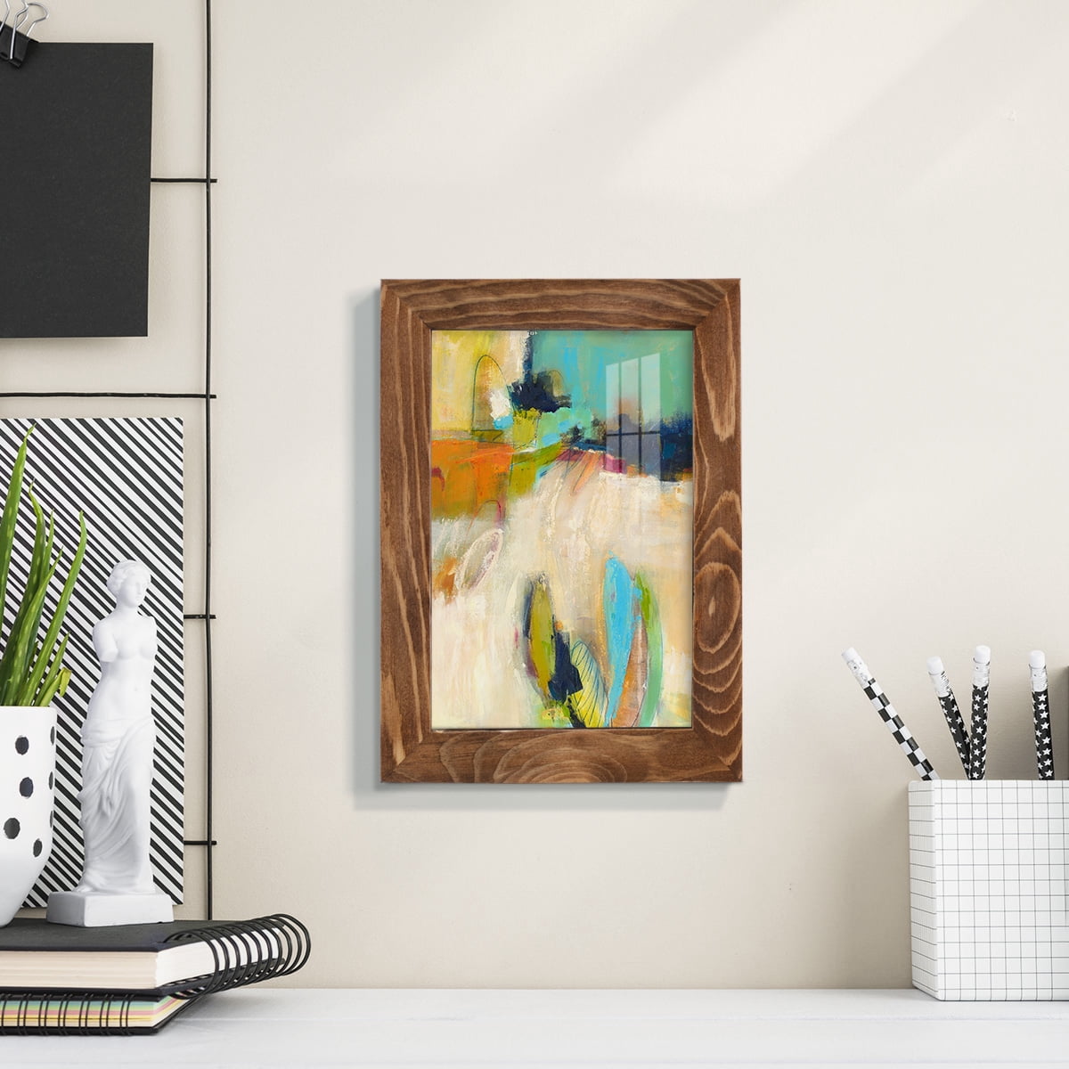 It All Adds Up - Framed Print w/glass - Walnut