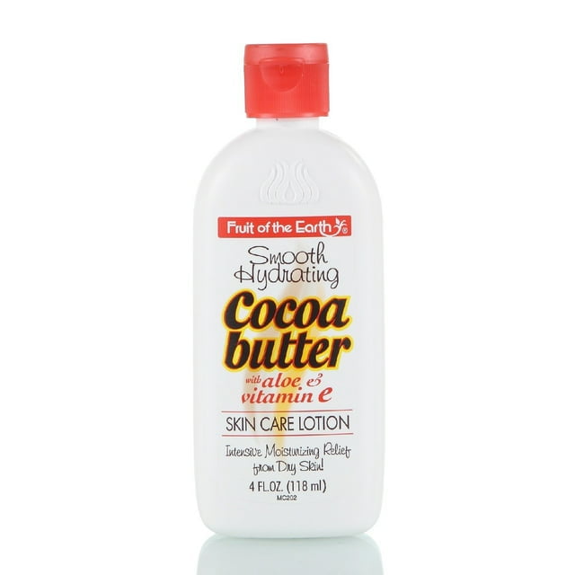 Fruit Of The Earth Cocoa Butter With Aloe Lotion - 4 Oz