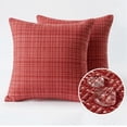 thumbnail image 3 of 2 Pack 18x18 Outdoor Waterproof Throw Pillow Covers Farmhouse Style, 3 of 5