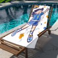 thumbnail image 2 of Personalized volleyball Beach Towels for Kids Adults - Custom Beach Towels with Names- Customized Bath towel/Pool/Beach Towe, 2 of 4
