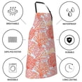 thumbnail image 5 of Kdxio Corals Apron with Pockets Adjustable Kitchen Aprons for Men Women Waterproof Aprons for Cooking,Drawing,Crafting, Baking Household Cleaning, 5 of 8