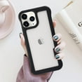 thumbnail image 3 of Compatible with iPhone 14 Pro Max Bumper Frame Case Frameless Cooling Heat Dissipation No Backplate Protection Fashion Shockproof Cover for Girls Women Man Black, 3 of 14