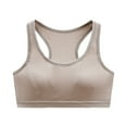 thumbnail image 1 of Aayomet Bralettes for Women Plus Size Back Wrapped Chest Thin Without Steel Rings Bra (Coffee, L), 1 of 4