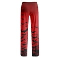 thumbnail image 5 of Womens Halloween Pajama Pants Cute Halloween Print Stretch Comfy Lounge Pants Casual Sleepwears, 5 of 5