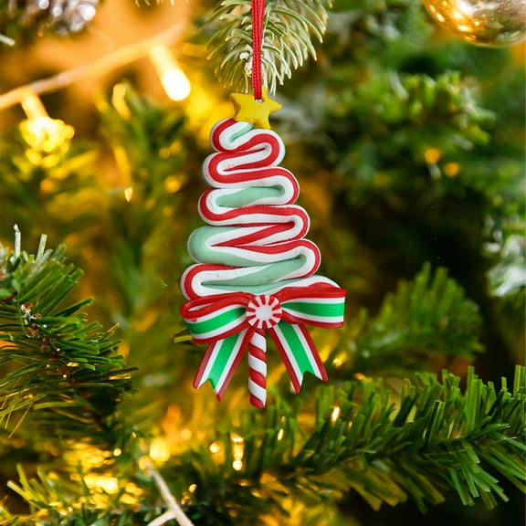 Fuebueo Christmas Tree Ornaments Candy Props Christmas Tree Hanging Ornament Candy Land Decoration Xmas Party Supplies