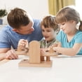 thumbnail image 2 of MasteelfCA 1 Set Wooden Balance Scale Toy Creative Assembled Scale Kids Education Plaything, 2 of 8