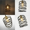 thumbnail image 7 of Kiven H-Type track lighting pendants,Industrial h track pendant lights with Iron Guard Lampshade,Farmhouse Track Lighting Fixture for Kitchen Island Hallway Cafe,Gold(1 pack), 7 of 7
