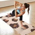 thumbnail image 6 of Beige and Brown Of Leopard Print Hot Yoga Mat Towel Non Slip for Hot Yoga - Quick-Drying Yoga Mat Cover with 4 Corner Pockets with Travel Bag - Hot Yoga Towel Non Slip 70"x26", 6 of 6