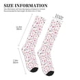 thumbnail image 2 of Lsque Cute Poodle Dog Pattern Sport Compression Socks for Men & Women 15-20 mmHg Knee High Nurse Pregnant Running Medical and Travel Athletic, 2 of 6