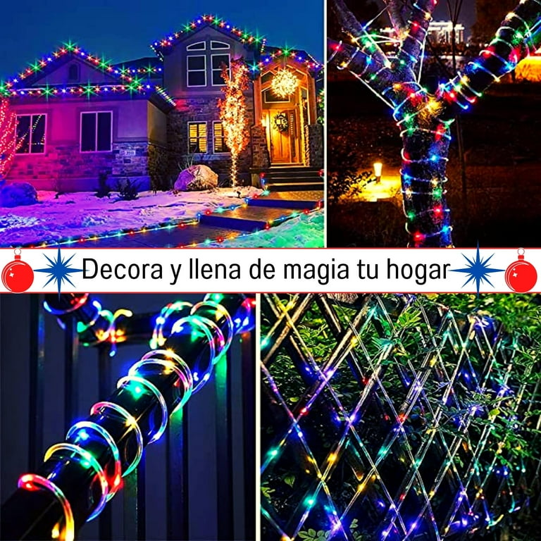 Manguera navideña decorativa luz led Multicolor 10 metros DOSYU  DY-ICE10M-MT-2C