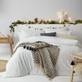 thumbnail image 2 of The Linen Yard Tufted Christmas Tree Duvet Cover Set, 2 of 4