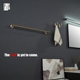 thumbnail image 4 of Double Towel Bar Matte Stainless Steel Bath Towel Rack for Bathroom Towel Holder Wall Mount Total Length TBLPB, 4 of 9