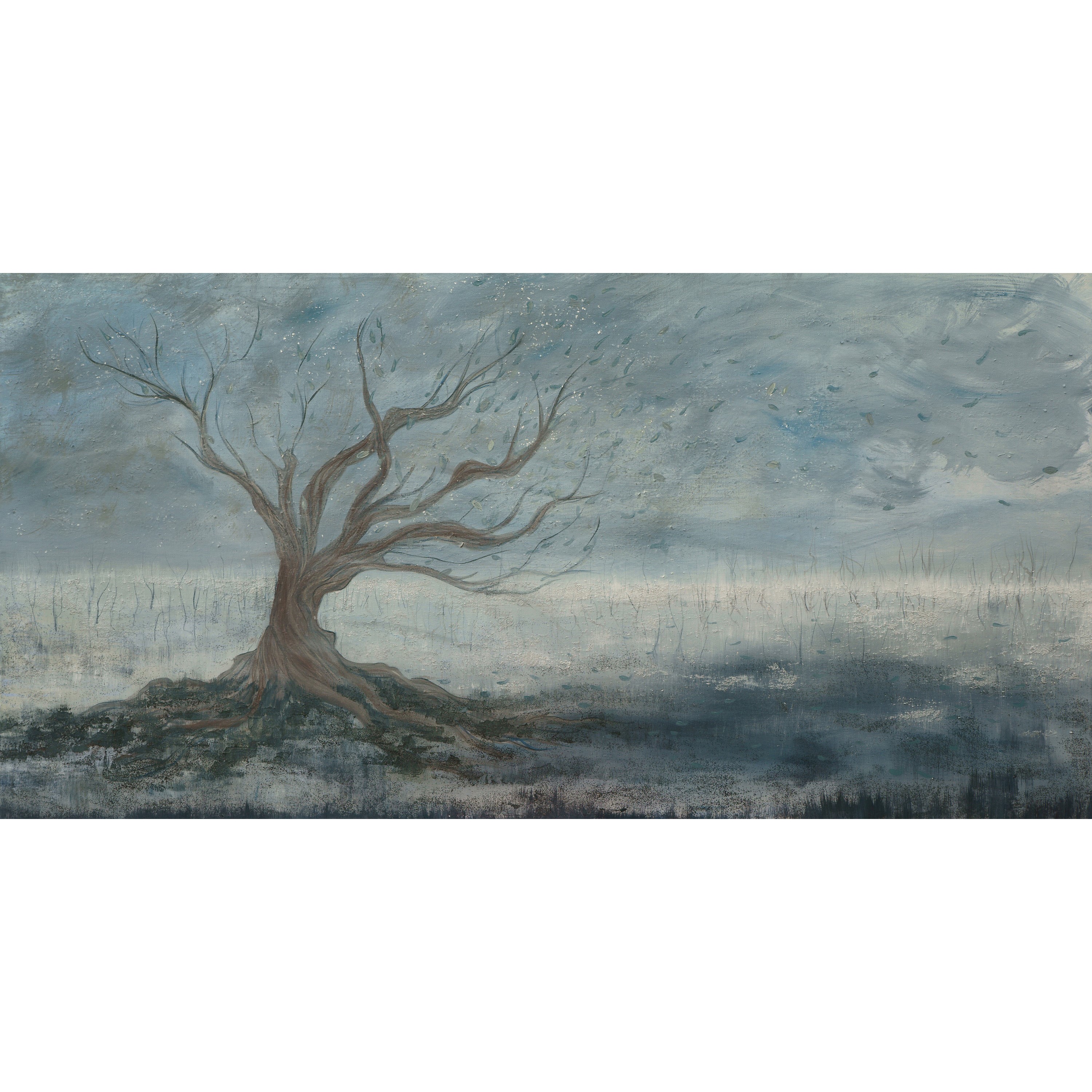 "La Place Du Maitre" Painting Print on Wrapped Canvas